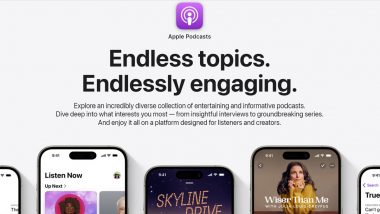 Apple Podcast Web Version: Tech Giant Launches Its Popular Audio Streaming and Podcast Service for Edge, Chrome, Firefox and Safari Browsers