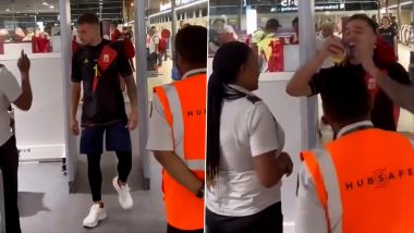 Spain Goalkeeper Arnau Tenas Pranks Airport Security Staff Member With Paris Olympics 2024 Gold Medal, Video Goes Viral