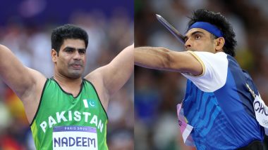 'New Chapter in India vs Pakistan Rivalry' Fans React as Neeraj Chopra Wins Silver Medal While Arshad Nadeem Takes Gold in Men's Javelin Throw at Paris Olympics 2024