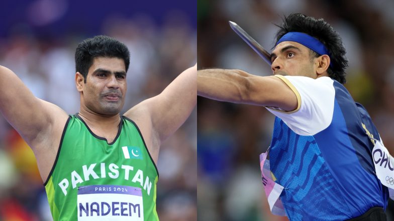 Pakistan Overtakes India on Paris Olympics 2024 Medal Tally After Arshad Nadeem's Gold Medal in Men's Javelin Throw, Fans React