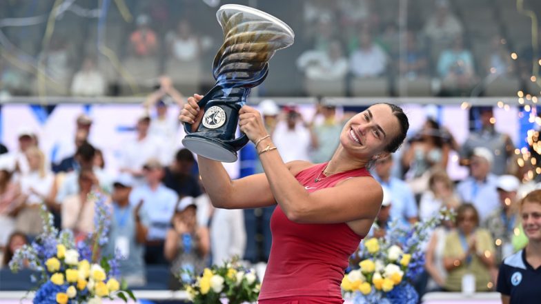 Aryna Sabalenka Clinches Cincinnati Open 2024, Beats Jessica Pegula in Straight Sets To Win Her 15th Singles WTA Title