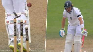 Asitha Fernando Castles England Captain Ollie Pope With Sensational Delivery During ENG vs SL 1st Test 2024 (Watch Video)