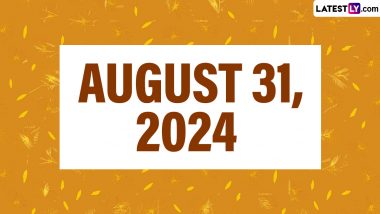 August 31, 2024 Special Days: Which Day Is Today? Know Holidays, Festivals, Events, Birthdays, Birth and Death Anniversaries Falling on Today's Calendar Date