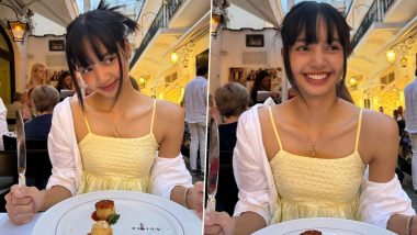 BLACKPINK’s Lisa Vacations in Style, K-Pop Star Looks Relaxed in a Yellow Dress As She Shares Picturesque Travel Moments From Her Italian Getaway (View Pictures)