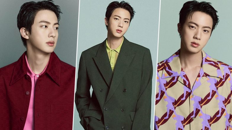 BTS’ Jin Announced As Gucci's New Global Brand Ambassador, K-Pop Singer Looks Dapper and Dashing in Latest Menswear Collection by the Brand (View Pictures)