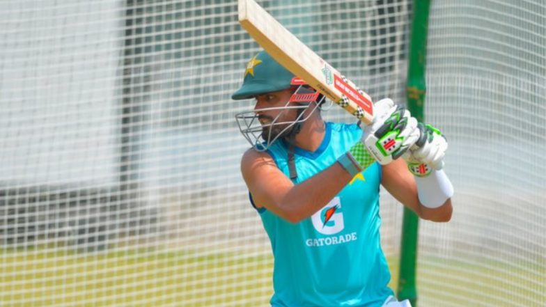 Babar Azam Kicks Stump in Anger After Edging a Ball During Net Session Ahead of PAK vs BAN 1st Test 2024, Video Goes Viral