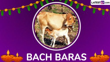 Bach Baras 2024 Date and Auspicious Timings: Know Significance, Vrat Rituals and Celebration Related to Govatsa Dwadashi, the Festival That Worships Cows