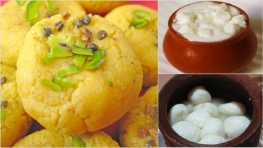 Krishna Janmashtami 2024 Bhog Items: Lord Krishna's Favourite Food From Makhan Mishri to Rasgulla That You Can Easily Prepare at Home