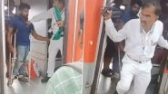 Samastipur: Railway Guard Misbehaves With Specially-Abled Man, Holds Him by His Collar Onboard Vaishali Superfast Express Train in Bihar; Disturbing Video Surfaces