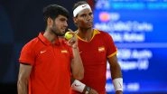 Paris Olympics 2024: Rafael Nadal, Carlos Alcaraz's Hope for Gold Ends on Bitter Note as US Pair Austin Krajicek and Rajeev Ram Beat Them in Men's Doubles by Straight Sets