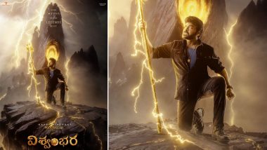 ‘Vishwambhara’: Chiranjeevi’s First Look Revealed! Megastar Ready To Confront Evil in Mallidi Vassishta’s Fantasy Drama (View Poster)