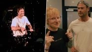 Chris Hemsworth Shows Off His Drumming Skills at Ed Sheeran&rsquo;s Bucharest Concert (Watch Videos)