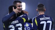 Al-Taawoun 0–2 Al-Nassr, Saudi Super Cup 2024 Semi-Final: Cristiano Ronaldo, Ayman Yahya Score As Al-Alami Book a Spot in Final