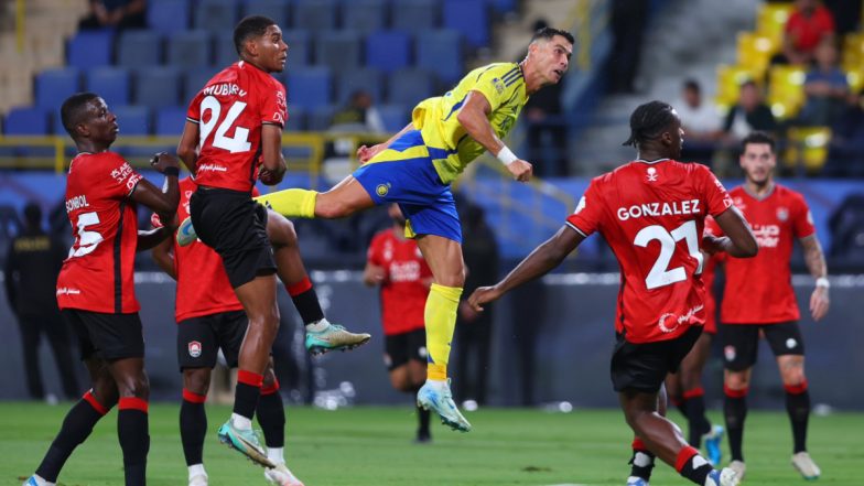 Cristiano Ronaldo Scores 50th Saudi Pro League Goal but Al-Nassr Concede Penalty To Play Out 1–1 Draw Against Al-Raed in Campaign Opener (Watch Goal Video Highlights)