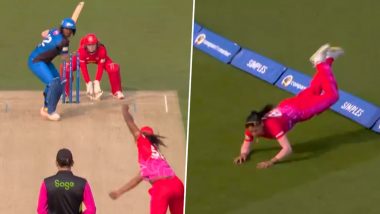 Deepti Sharma Hits Six In Last Set to Help London Spirit Clinch Their Maiden Women's Hundred Title As They Defeat Welsh Fire in Nail-Biting Final Clash (Watch Video)