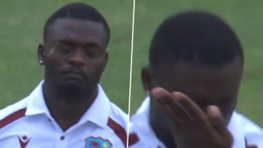 Jayden Seales Pulls Out of Run Up After Dragonfly Suddenly Comes in His Face During WI vs SA 2nd Test 2024, Video Goes Viral