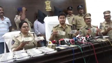 Andhra Pradesh: Eluru Police Bust Fake Currency Racket Running in West Godavari District, Recover INR 47 Lakh Cash (Watch Video)