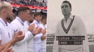 England Cricketers Wear Black Armbands, Pay Tribute to Late Legend Graham Thorpe At the Start of ENG vs SL 1st Test 2024 (Watch Video)