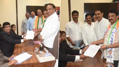 Rajya Sabha Elections 2024: BJP’s Dhairyasheel Patil and NCP Leader Nitin Patil File Nominations for 2 RS Seats From Maharashtra