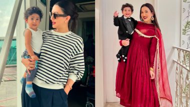 Gauahar Khan Birthday Special: 'Bigg Boss 7' Winner and Her Baby Boy Zehaan Know How To Step Out in Style; Check Adorable Pics!