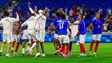 France vs Spain Paris Olympics 2024 Gold Medal Match Free Live Streaming and Match Time in IST: How to Watch Free Live Telecast of FRA U-23 vs ESP U-23 Final on TV and Online Stream Details of Men’s Football Match in India