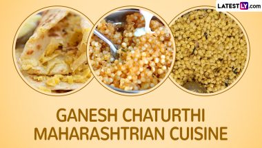 Ganeshotsav 2024 Bhog For 10 Days: Puran Poli, Sabudana Khichdi, Chana Sundal and More, 10 Traditional Maharashtrian Cuisine Recipes To Prepare For Ganesh Chaturthi Celebrations (Watch Videos)