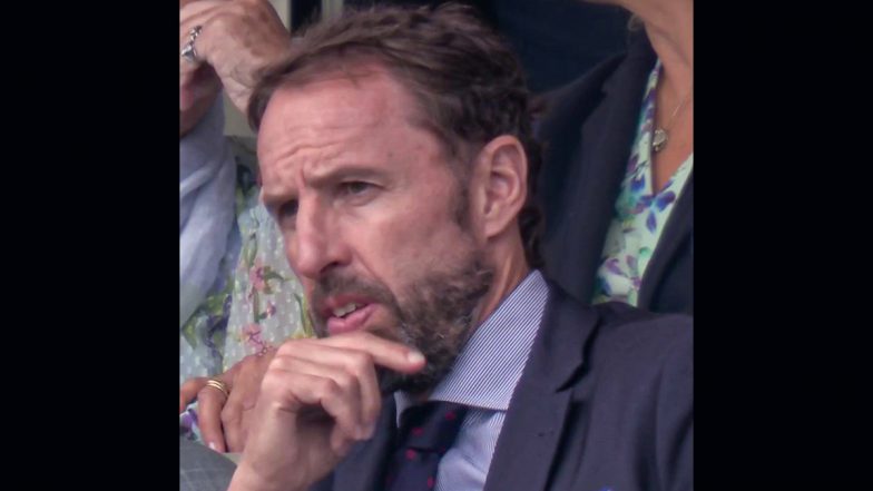 Former England Football Team Manager Gareth Southgate Attends ENG vs SL 2nd Test 2024 at Lord's Cricket Ground (See Pic)