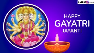 Shravan Gayatri Jayanti 2024 Greetings and HD Wallpapers: Send Happy Gayatri Jayanti Images, Wishes, WhatsApp Messages and Quotes to Family and Friends