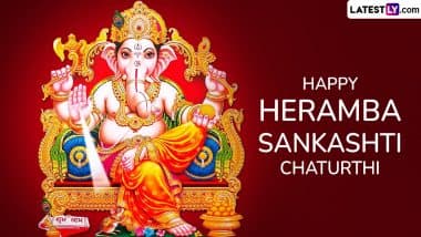 Heramba Sankashti Chaturthi 2024 Images and HD Wallpapers for Free Download Online: Wishes, Messages, Greetings, SMS and Photos for Loved Ones