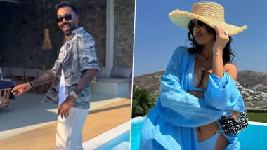 Hardik Pandya Dating Jasmin Walia? Cricketer and ‘Bom Diggy’ Singer’s Greece Vacation Pics Spark Romance Rumours