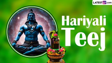 Hariyali Teej 2024 Date and History: Know Significance of the Auspicious Festival That Celebrates the Union of Goddess Parvati and Lord Shiva