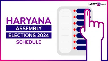 Haryana Assembly Elections 2024 Date and Full Schedule: Polling on October 1, Results on October 4