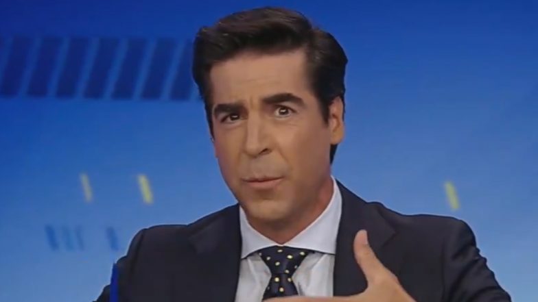 ‘When a Man Votes For a Woman, He Transitions Into a Woman’: Fox News Host Jesse Watters Attacks Democratic Party Voters, Declares They Have ‘Mommy Issues’ (Watch Video)