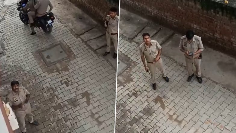 ‘Teri Maa Ch** Dunga’: Man Abuses, Threatens Cops Trying to Resolve Dispute in UP’s Agra; Arrested (Watch Video)