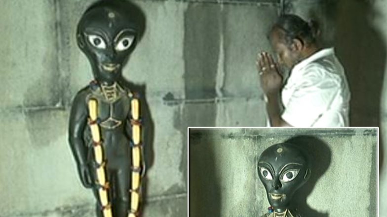 Tamil Nadu Man Builds Temple for ‘Alien God’, Says ‘Took Permission From Extraterrestrials Before Building Temple’ (See Pic)