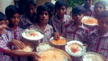 Nizamabad School Serves Rice With Chilli Powder in Mid-Day Meal, BRS Leader KT Rama Rao Slams Congress Govt