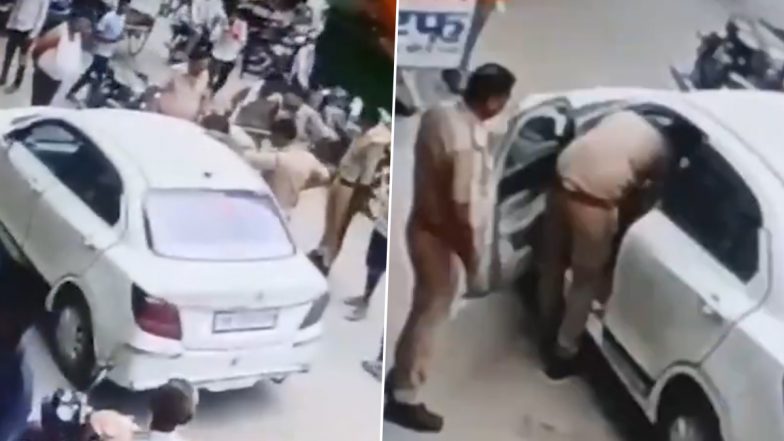 Bulandshahr: Cops Turn Car Passenger Into Criminal, Plant Illegal Firearm in His Vehicle; Video Goes Viral