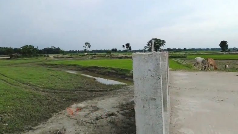 Bridge to Nowhere: Rural Department Builds Bridge in Middle of Fields in Bihar’s Araria, Bizarre Structure Prompts DM to Order Investigation (Watch Video)