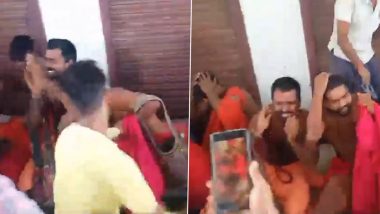 Lucknow: 4 Thugs Dress as Sadhus, Loot Valuables From Man After Sedating Him With ‘Prasad’; Brutally Thrashed by Villagers (Watch Video)