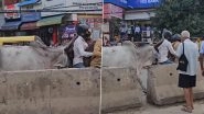 Bull Attack in Chhatarpur: Bull Charges at Bike Riders on Busy Road in Delhi as Terrified Pedestrians Try to Escape; Viral Video Surfaces