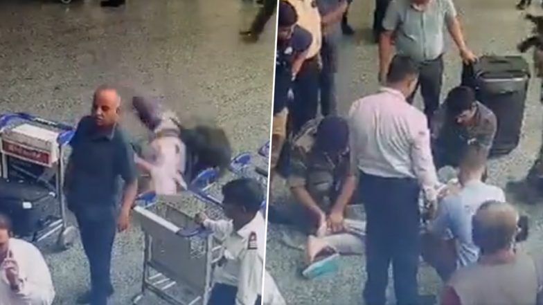 Delhi: Passenger Suffers Cardiac Arrest at IGI Airport, CISF Officer’s Quick CPR Saves His Life; Video Surfaces