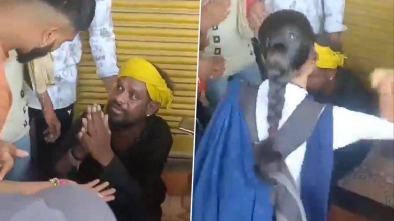 ‘I Will Do to You Same As What Happened to the Girl in Kolkata’: Auto Driver Threatens Female Students in Nagpur, Thrashed by Locals; Video Surfaces