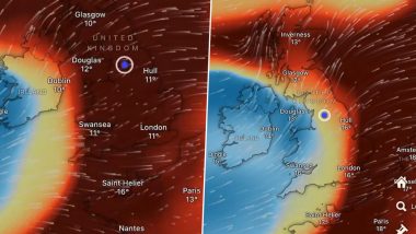 SO2 Cloud in UK: Health Warning Issued in Britain as Corrosive Gas Cloud Engulfs Skies Across UK