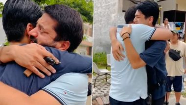 Amritsar: Inspired by College Assignment on Creating a Family Tree, Japanese Son Rin Takahata Traces His Indian Father in Punjab; Video of Their Heartwarming Reunion After 19 Years Surfaces