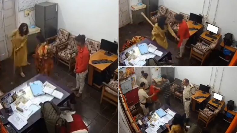 Katni GRP Police Station Assault: Video of Cops Beating Elderly Woman and Her Grandson Is From October 2023, Say Madhya Pradesh Police; DIG-Rank Officer To Probe Matter