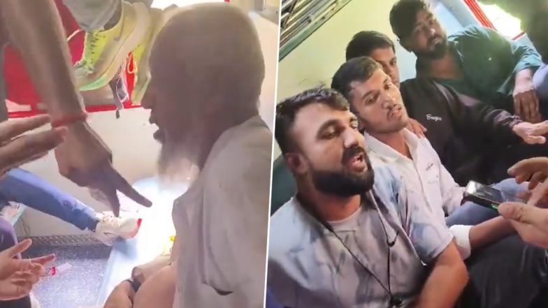 Maharashtra: Elderly Man Abused, Assaulted Inside Train on Suspicion of Carrying Beef Near Igatpuri; Dismisses Suicide Death Rumours (Disturbing Videos)