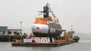 INS Arighaat Commissioned Into Indian Navy: India&rsquo;s 2nd Nuclear-Powered Missile Submarine Commissioned at Vizag, Rajnath Singh Says &lsquo;It Will Enhance Nuclear Deterrence&rsquo; (Watch Video)