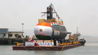 INS Arighaat Commissioned Into Indian Navy: India’s 2nd Nuclear-Powered Missile Submarine Commissioned at Vizag, Rajnath Singh Says ‘It Will Enhance Nuclear Deterrence’ (Watch Video)