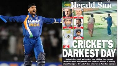 Harbhajan Singh Drops F-Word for Pakistani User on X, Reminds Him of 2009 Lahore Attack on Sri Lankan Cricket Team Amid India’s Concerns to Travel to Pakistan for Champions Trophy 2025