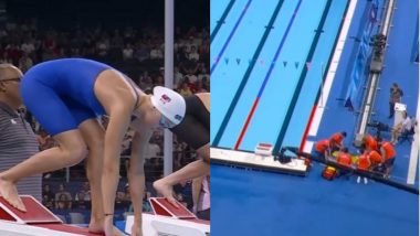 Slovakian Swimmer Tamara Potocká Collapses After Completing Swim During Women’s 200m Individual Medley Event at Paris Olympics 2024 (See Pics)